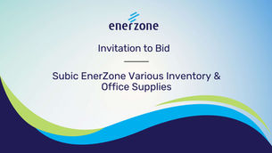 Invitation to Bid: Subic EnerZone Various Inventory & Office Supplies