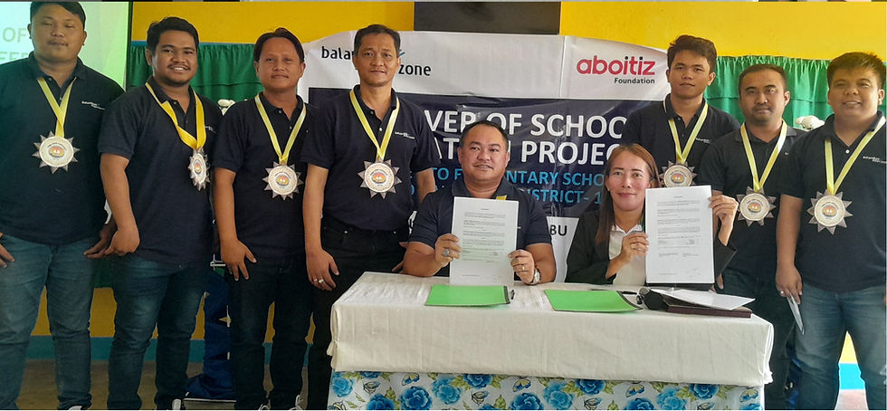 Balamban EnerZone (BEZ) Corporation successfully hands over Phase 2 of the Brigada Eskwela Plus 2024 project to C. Pepito Elementary School in Brgy. Luca, Balamban, Cebu, enhancing educational facilities.