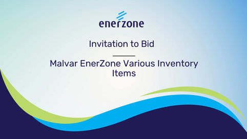 Invitation to Bid: Malvar EnerZone Various Inventory Items