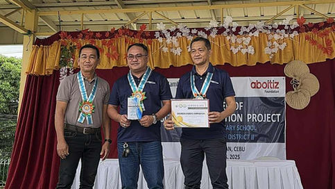 Balamban EnerZone and Aboitiz Foundation Inc. Advance Education Through Arpili Elementary School Renovation ProjectDaghang Salamat, Arpili Elementary School.