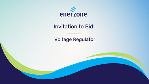 Invitation To Bid: Voltage Regulator