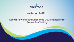 Invitation To Bid: Aboitiz Power Distribution Unit: 2026 Rental of H-Frame Scaffolding
