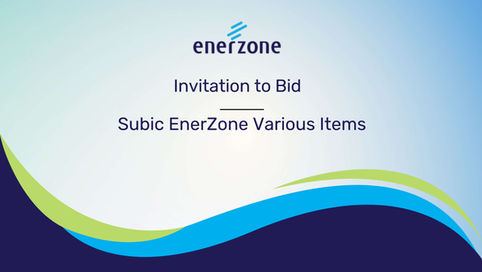 Invitation to Bid: Subic EnerZone Various Items