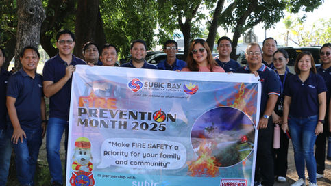 Subic EnerZone Supports the 2025 Fire Prevention Month Kickoff