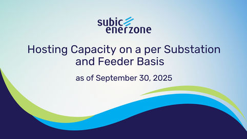 Hosting Capacity on a per Substation and Feeder Basis as of September 30, 2025